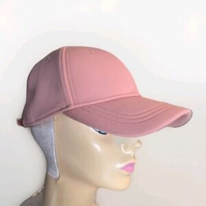Lululemon Womens Adjustable Hat Cap Strapback Mauve Rose Pink Running Athletic